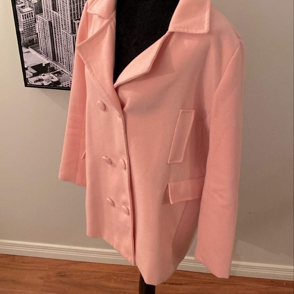 Pink Woolen Peacoat🎀 - Picture 2 of 2
